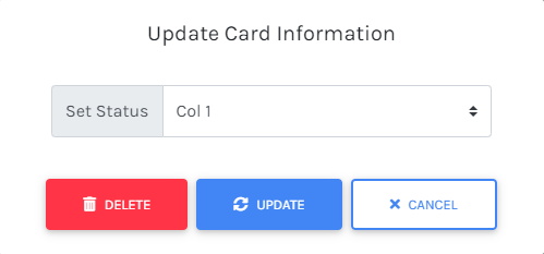 Update Card Status
