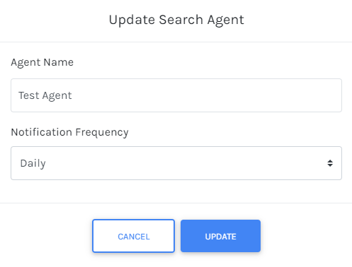 Update Search Agent